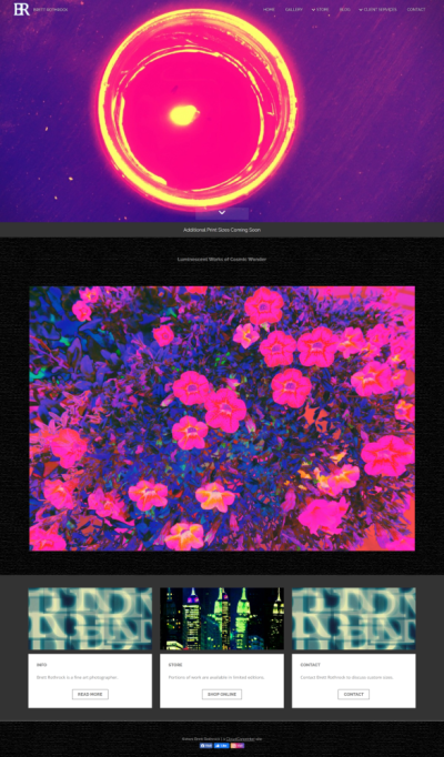 Brett Rothrock website screenshot