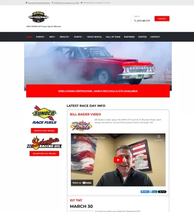 https://ccdragway.com screenshot