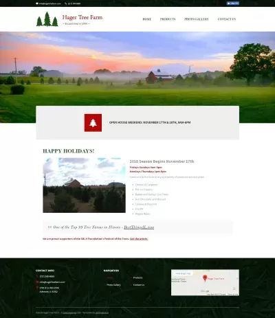 https://hagertreefarm.com screenshot