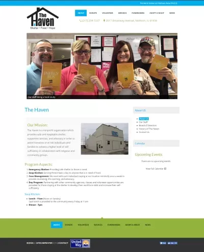 https://thehaven.org screenshot